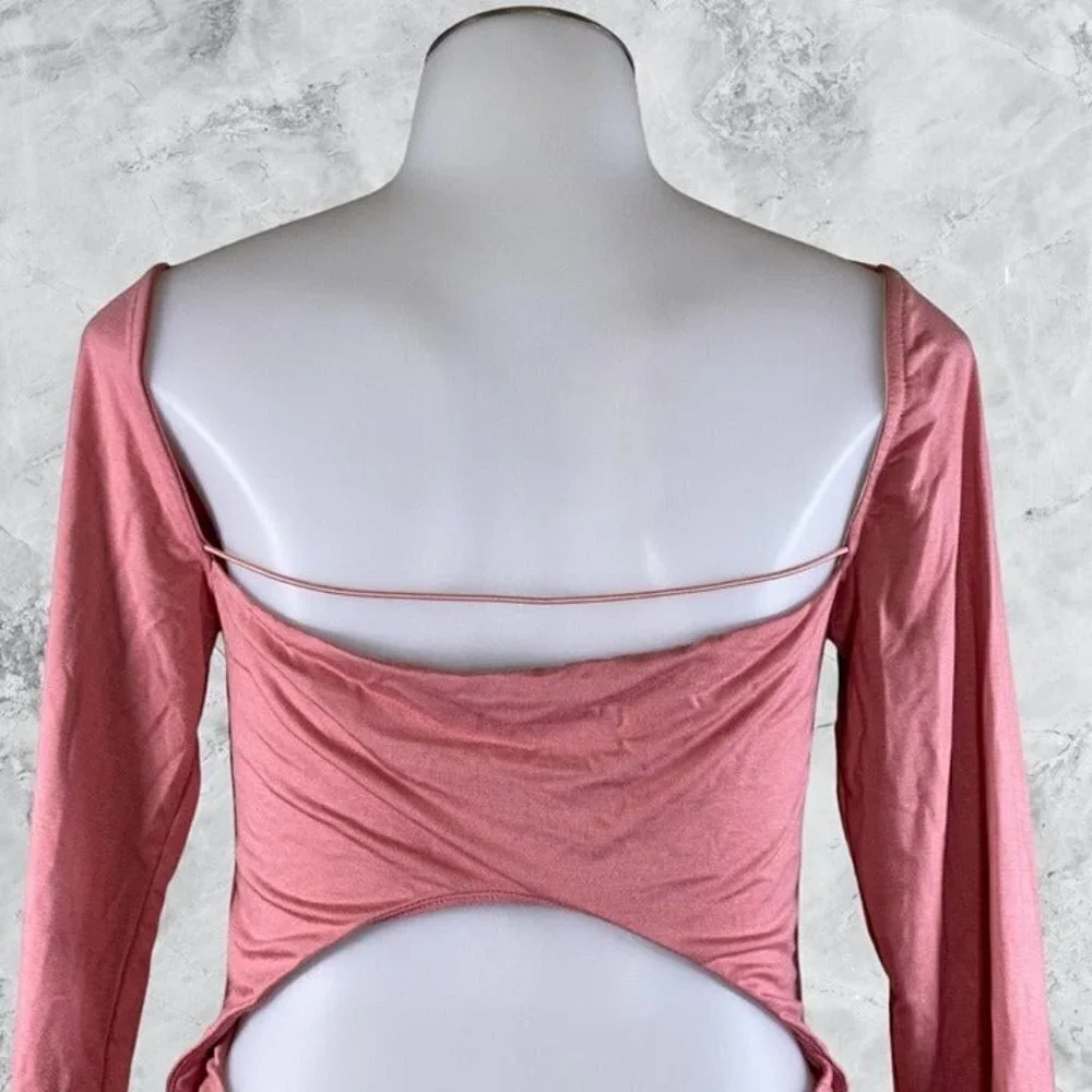 Not Yours To Keep Taja Bodysuit - Rose
